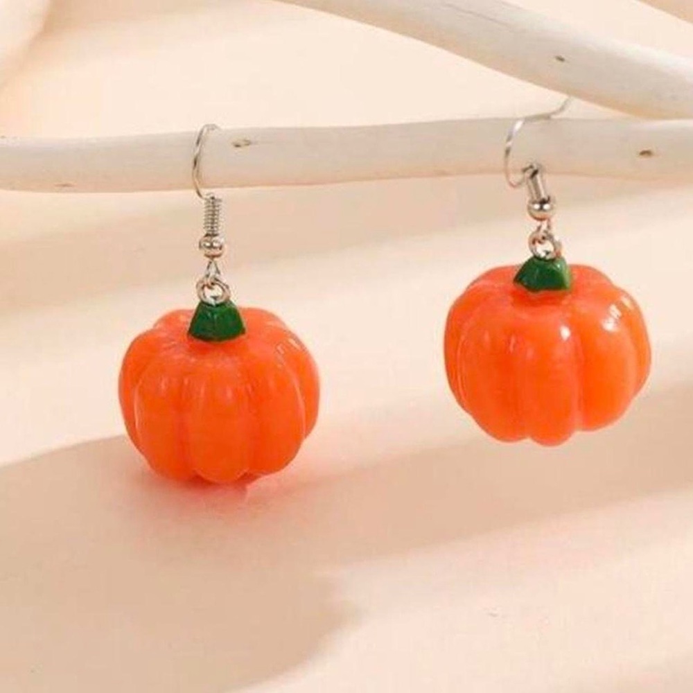 Sweet Mini Pumpkin Patch earrings‼️🌈🧡